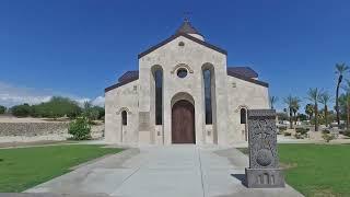 Saint Garabed, Armenian, Apostolic, Church, of the Desert, Palm Desert, drone, video, by Alan Gough