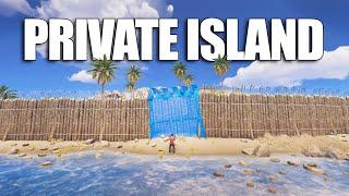 I walled in an Island on Official Vanilla Rust