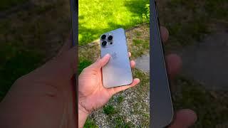What do you think of the new iPhone 15 Pro? #new #iphone #natural #titanium