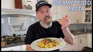 The Best Creamy Chicken Pesto Pasta | Cooking with Chris Bassett from Real Housewives of Potomac