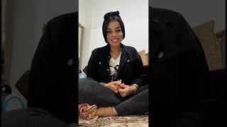 Cute arab girl shows her sandal feet