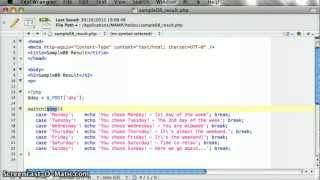 PHP switch statement - tutorial 08