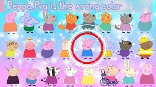 Peppa Pig: Find The Wrong Color