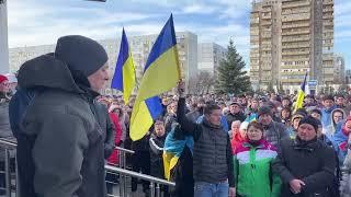 Brave People Protest In Occupied Kherson, Berdiansk, Kahovka, Enerhodar.