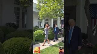 Donald Trump & Melania Trump In White House  #donaldtrump #melaniatrump #trump #trumpnews #maga