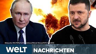 RINGEN UM WAFFENRUHE: Selenskyj und Putin bereit zu Angriffsstopp auf AKWs – nur wann? | STREAM