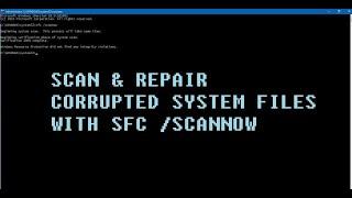 sfc/scannow Как восстановить отсутствующие, поврежденные системные файлы? Настройка в Windows 10 - 7