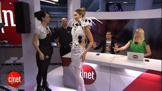 Intel's 3D-printed Spider Dress