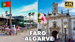 FARO Algarve Portugal   | Walking Tour ️ [4K UHD]  | @Joyoftraveler