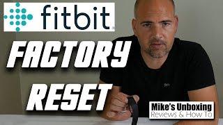 Fitbit Charge & Charge HR 2 Factory Reset New Version