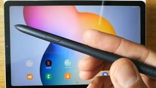 Samsung Galaxy Tab S6 Lite with S-Pen Button Tips