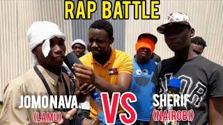 Jomo Nava (LAMU) VS Sherif (NAIROBI) Rap Battle (Off Street)