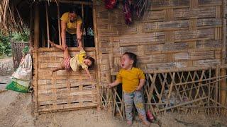 "lazy" and cruel mother, two sisters had to go out to eat leftovers