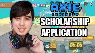 Axie Infinity Scholarship Application