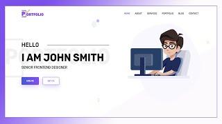 Responsive Portfolio Website Using Bootstrap 5 | Complete Responsive Personal Portfolio Website | #1