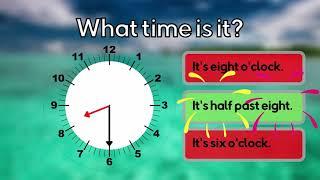 Time ESL Game | o'clock and half past