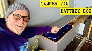 Building a Massive Battery box under the bed in my Mercedes Vario  Camper Van Conversion