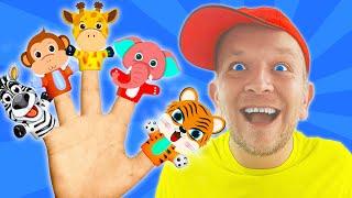 Familia Dedos de Animales | Canciones Infantiles con Max