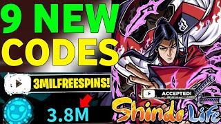 XMASSHINDO LIFE CODES FOR SPINS 2024 - ROBLOX SHINDO LIFE CODES