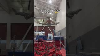 Throwback to this embarrassing moment  #gymnast #stuck #olympics #ncaa #calisthenics #gym #fail