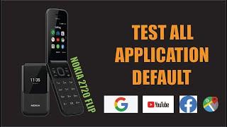 Nokia 2720 Flip 2019 test Full app Google Map, Facebook...