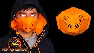 How to make Mortal Kombat Mask - Origami Paper Mask