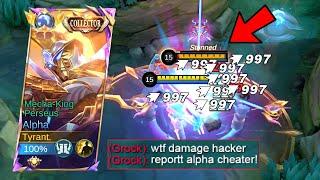 WHEN GLOBAL ALPHA ABUSE NEW THIS BUILD AND EMBLEM IN SOLO RANKED GAME!! (must try)