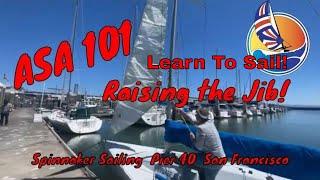 How to raise the Jib ... on the Andrews 21
