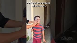 Face wash related phrases | Fun with mom and son | Daily Speaking English sentences #funkidsenglish