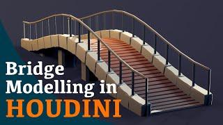 Model a bridge in Houdini || Beginner Tutorial