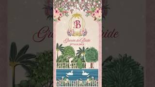Elegant Floral Wedding Invitation Video | Royal Palace Theme Digital Invite | VG-2812