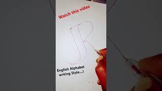 ##English Alphabet Writing Style##watch this video##status##Helpfulvideo##