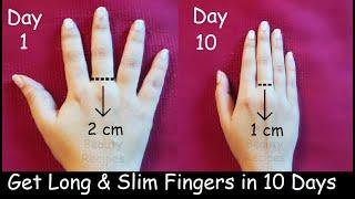 Lose Finger Fat in 1 Week - Simple Exercises to Get Long Fingers | Slim Fingers | Thin Fingers