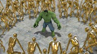 HULK VS 100 GOLD SCP-096 ULTIMATE!! Garrys Mod Sandbox