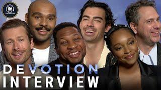 'Devotion' Interviews With Jonathan Majors, Glen Powell, Joe Jonas And More!