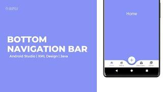 Bottom Navigation Bar in Android Studio using Java | Source Code 2024