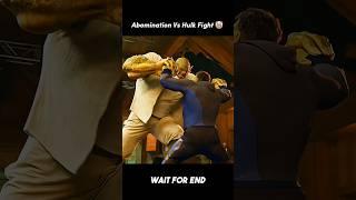 Abomination Vs Hulk Fight Is Good But  #shorts