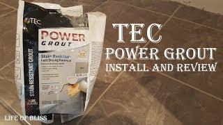 TEC Power Grout Review | Basement Build 14