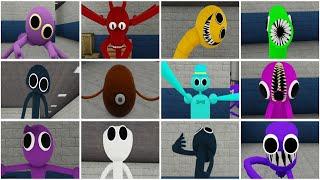 Rainbow Friends rp Concepts NEW Update All Jumpscares + All Morphs + New Lavender Jumpscare