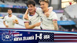 Highlights & Goles: Nueva Zelanda vs USA 1-4 | Juegos Olímpicos París 2024 | Telemundo Deportes