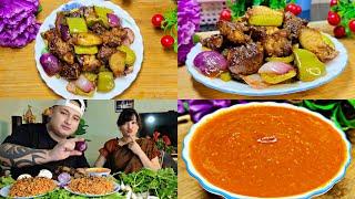 Lah Tieng! I Lok Nga Mynta Ka Sngi Peit Wut Kloi || Pork Chilli Recipe + Tomato Chutney