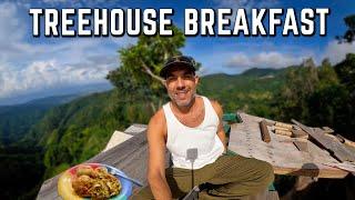 Treehouse Breakfast with the BEST View in Jamaica!