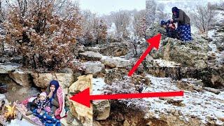 Kausar's hard life in snow and cold: trying to survive in the frozen mountain