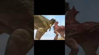 Carnotaurus VS T Rex Battle Scene #dinosaurs