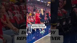  Sophie Cunningham, Dave Portnoy | Indiana Fever WNBA women's basketball #shorts #short #basketball