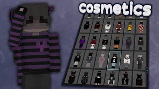 350+ Cosmetics skin pack  MCBE/MCPE 1.21+ (Works On Hive!)