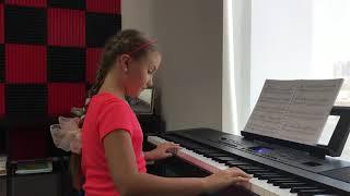 My talented student Sasha plays a popular melody