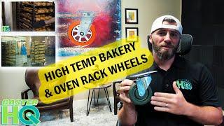 High Temp Bakery and Oven Rack Casters and Wheels | Food Safe Wheels