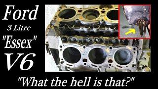 Ford 3 Litre '' Essex '' V6 Engine.  Bottom End Teardown. Part One