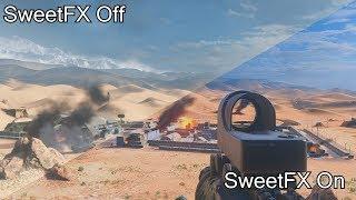 Battlefield 4 SweetFX On VS SweetFX Off Comparison